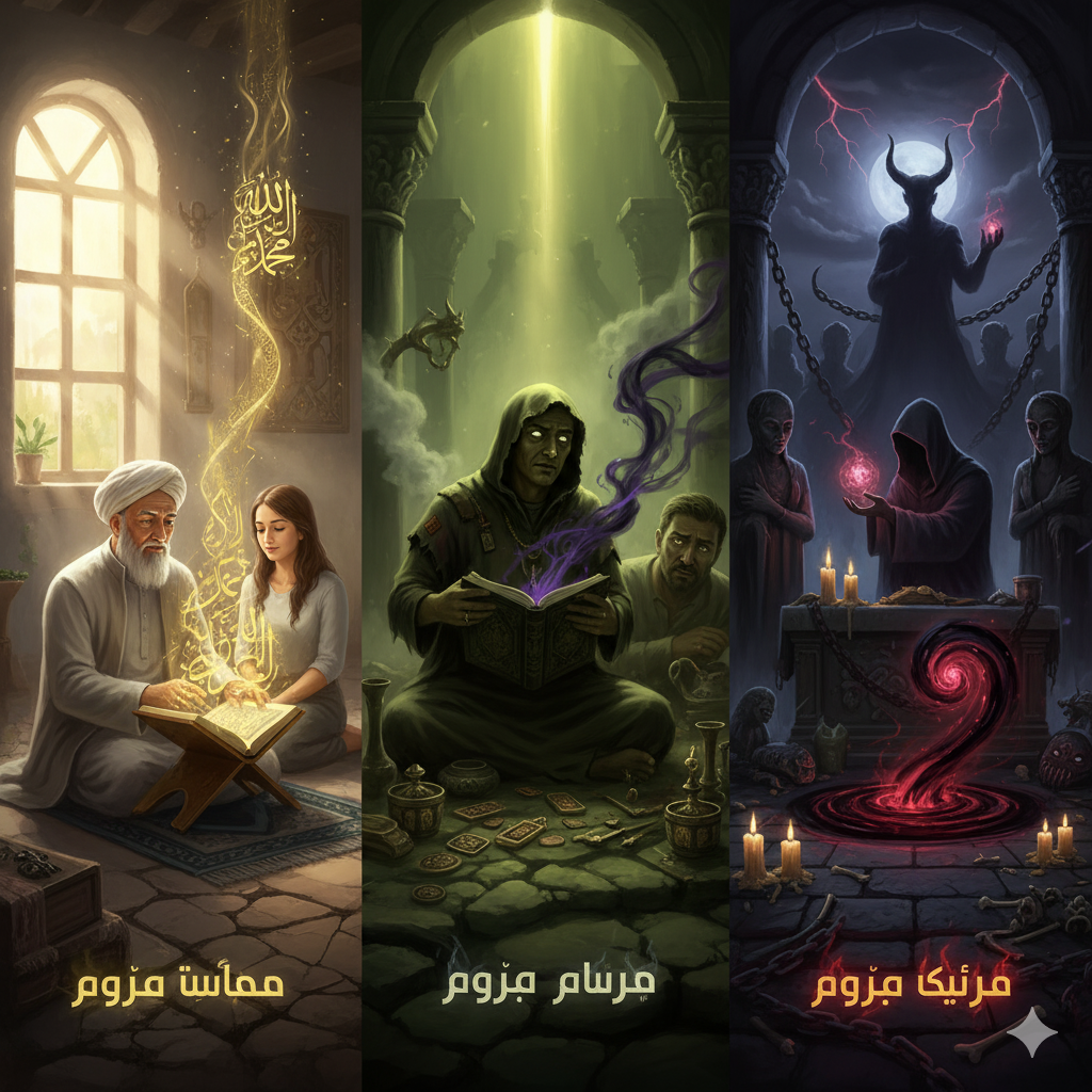 Rukye, Mubah, Haram ve Şirk Olmak Üzere Üç Çeşittir