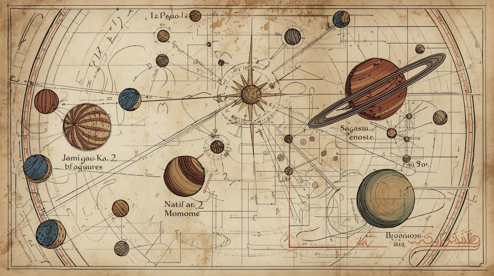 Gezegenlerin Ebced Değerleri (Sayıları)