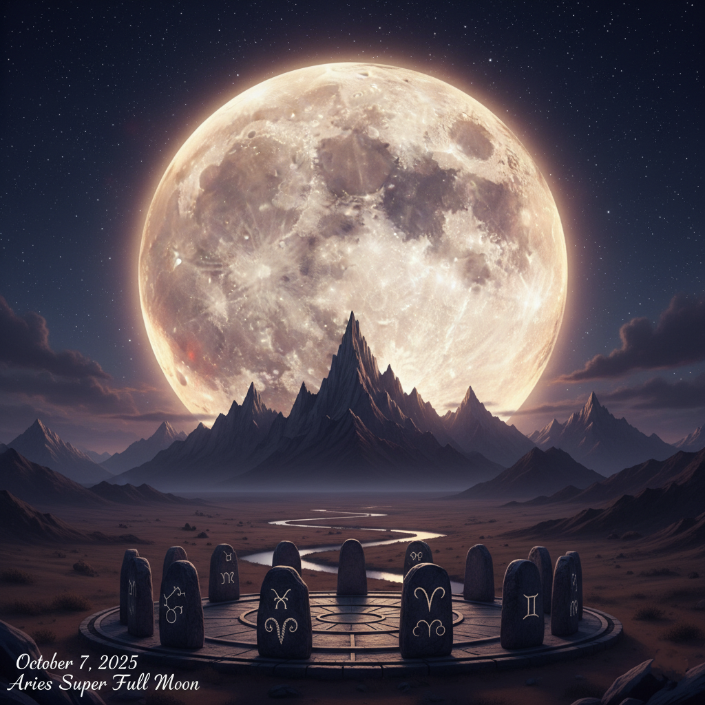 7 Ekim 2025 Koç Burcundaki Süper Dolunay'ın Burçlara Detaylı Önemli Etkileri.