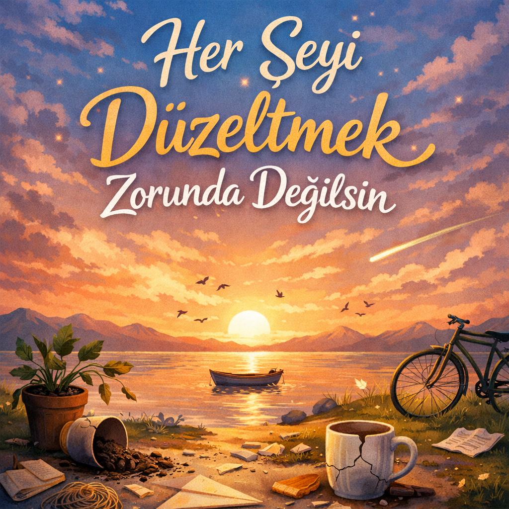 Her Şeyi Düzeltmek Zorunda Değilsin